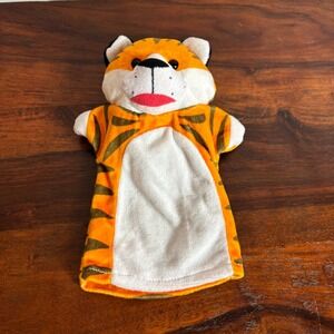 Melissa & Doug Safari Buddies Tiger Hand Puppet Plush Orange Striped 9118 Mens